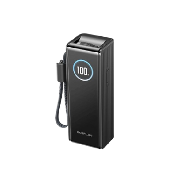 Павербанк EcoFlow RAPID Power Bank з кабелями 25000mAh чорний