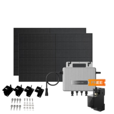 Комплект EcoFlow STREAM Microinverter/2*400W Rigid Solar Panel Combo/Розумний лічильник Smart Meter/Cистема кріплень EcoFlow Rigid Solar Panel Mounting Feet
