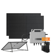 Комплект EcoFlow STREAM Microinverter/2*400W Rigid Solar Panel Combo/Розумний лічильник Smart Meter/Регульований кронштейн для кріплення сонячних панелей Ecoflow