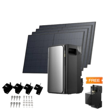 Комплект EcoFlow STREAM ULTRA/Solar Panel 4*400/Cистема кріплень EcoFlow Rigid Solar Panel Mounting Feet/Розумний лічильник Smart Meter