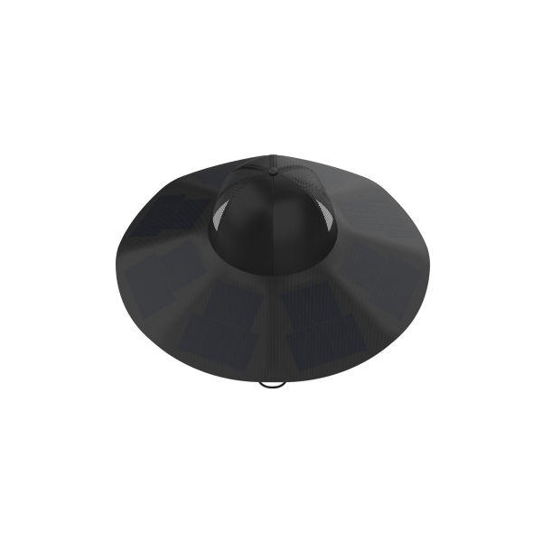 Сонячний капелюх EcoFlow Solar Hat 12W - Чорна
